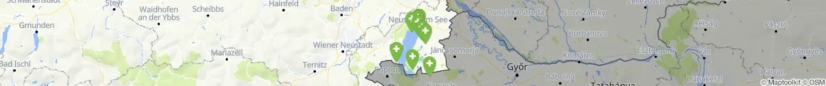Map view for Pharmacies emergency services nearby Tadten (Neusiedl am See, Burgenland)